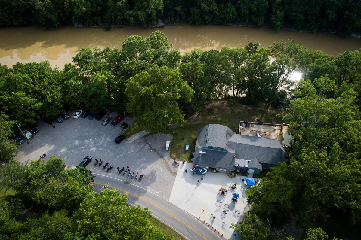 Despite much of Waterfront Grille & Gathering being destroyed during the ice storm and flooding earlier this year, the Kentucky River restaurant fully re-opened this week.