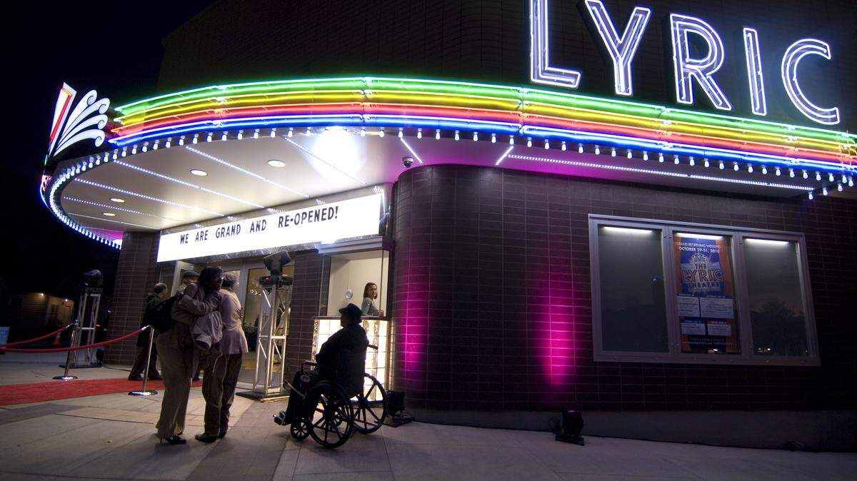 The renovated Lyric Theatre and Cultural Arts Center hosted its grand reopening ceremony on Saturday after decades of dilapidation.