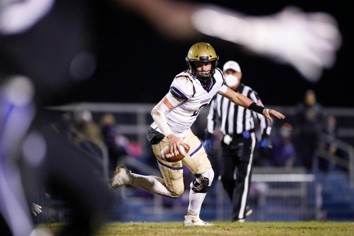Somerset quarterback Kaiya Sheron (2) is committed to the University of Kentucky.