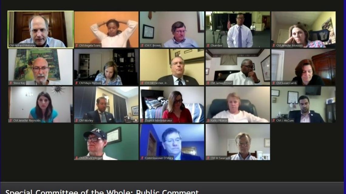 Lexington-Fayette Urban County Council has been meeting via Zoom since the pandemic began this March.