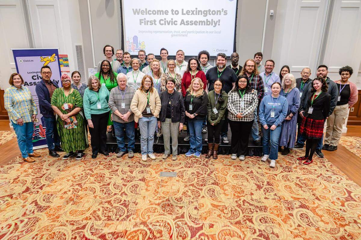 Participants reflected on the many hours of civic engagement at the first ever Civic Assembly.