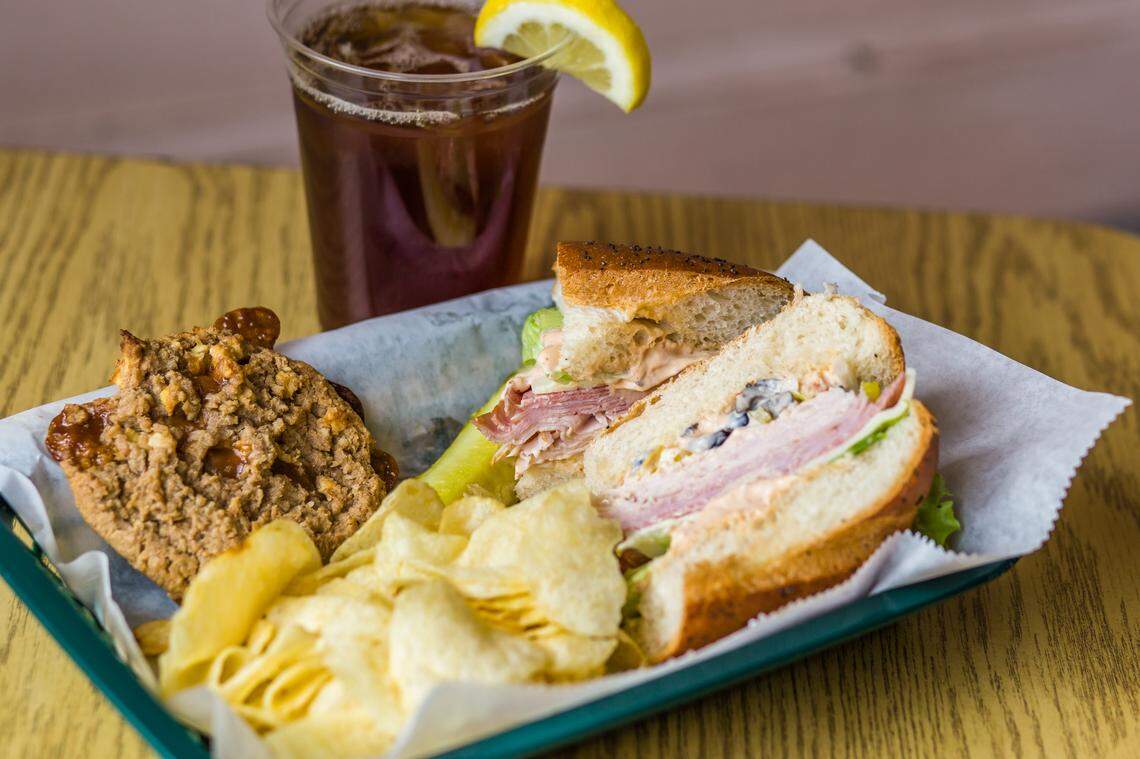 McKinley’s Deli offers a selection of specialty sandwiches. And don’t forget to grab some of the baked goods.