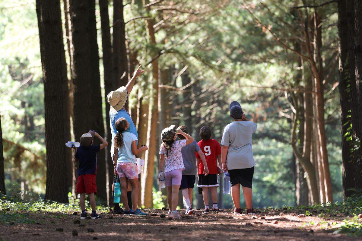 Jacobson Park camp July 15, 2020. Photo by Skip Burke
