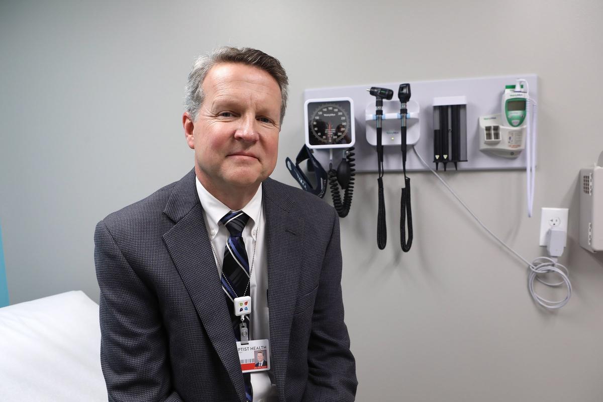 Dr. Stephen Toadvine discussed how Baptist Health’s new facility at 2108 Nicholasville Rd. will help patients make choices that are best suited for their medical needs.