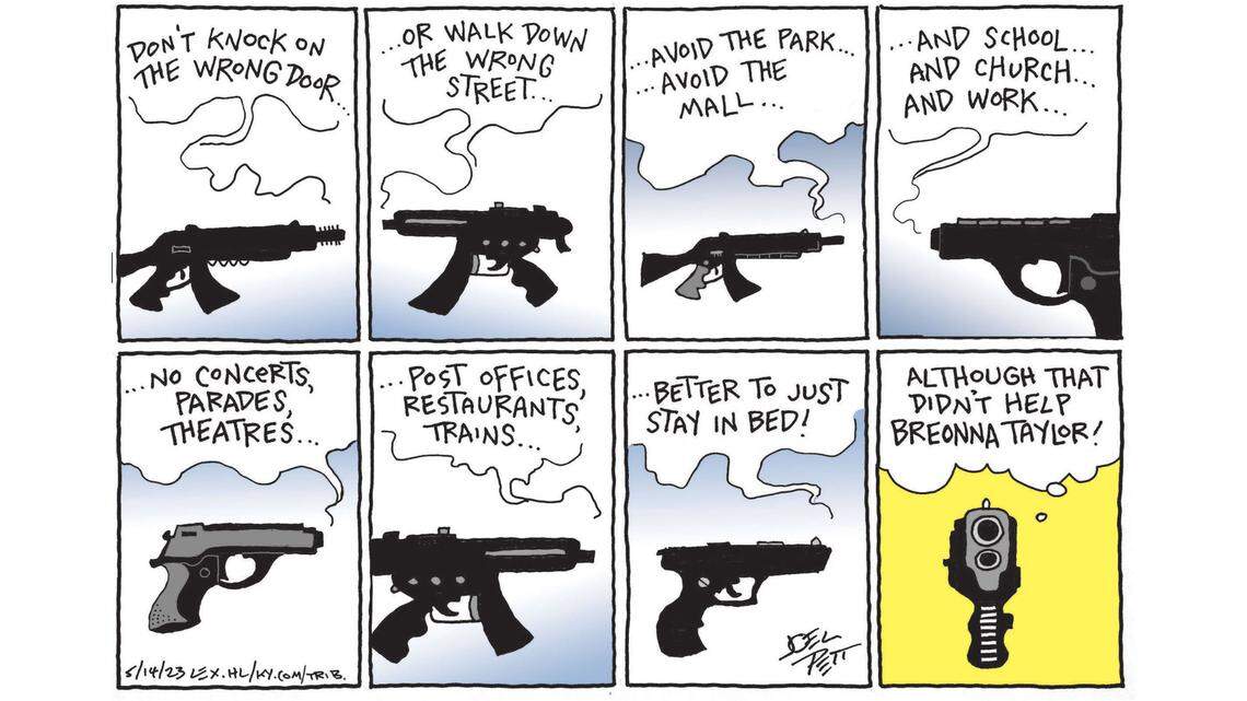 Joel Pett: Nowhere is safe