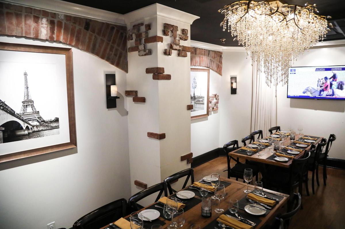 The private room available for guests to reserve at La Folie off of Main Street in Lexington, Ky., Tuesday, August 30, 2022.