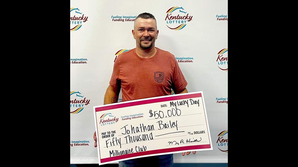 Kentucky man tries out a new scratch-off game and walks away with plans to be debt free