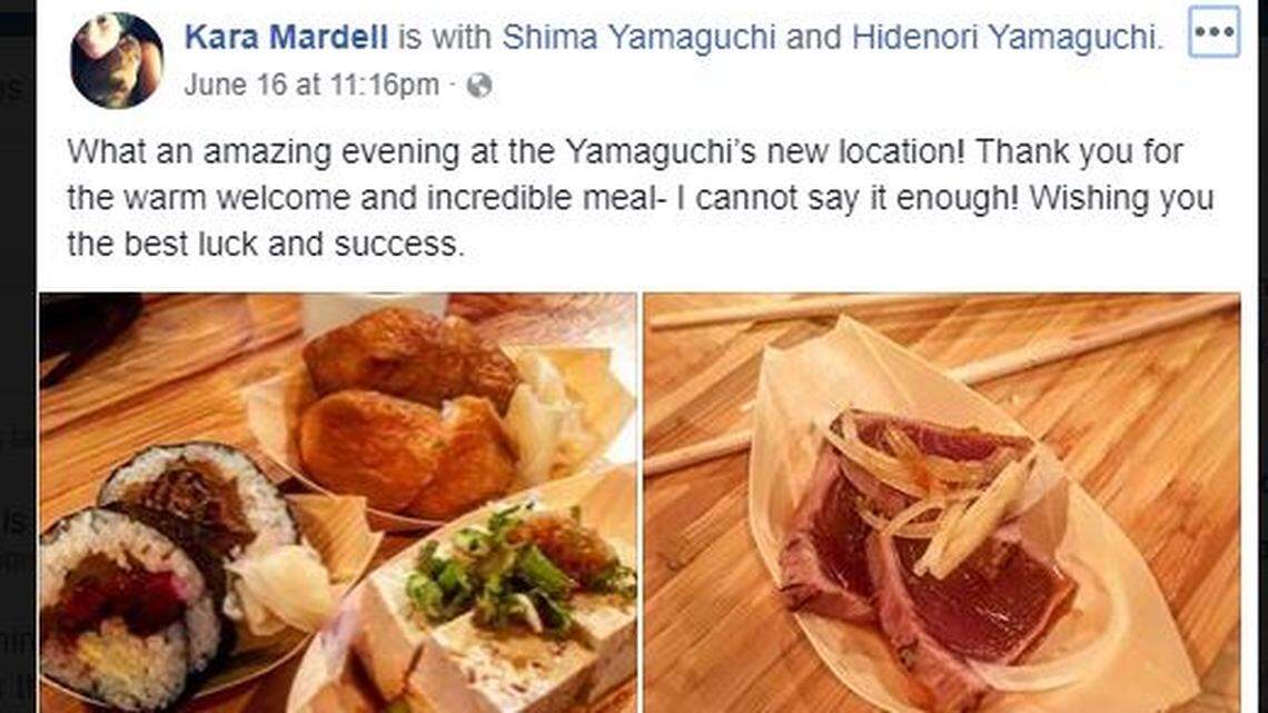 You know a place is good when other chefs praise it: Kara Mardell, chef for Gastro Gnomes Food Truck and sous chef at Oscar Diggs, called her meal at the Yamaguchis' new place "incredible."