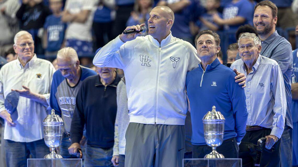 Rick Pitino returns to Rupp Arena for Big Blue Madness. ‘I am so happy to be back.’