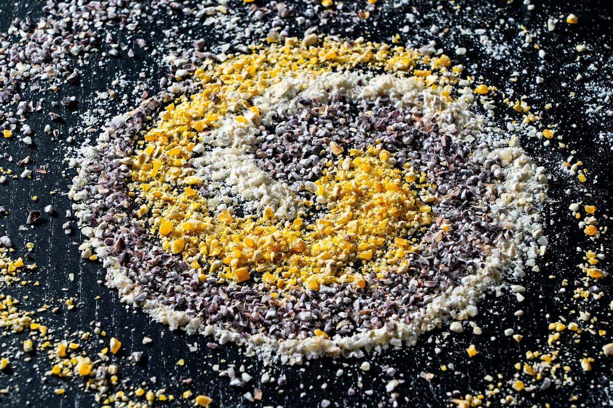 The term “grits” can refer to both the ingredient - which falls under the umbrella of cornmeal, a.k.a. ground, dried corn - and the dish made from it.