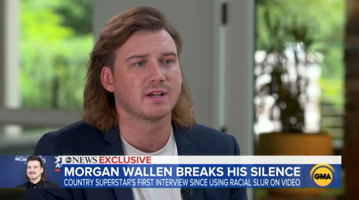 Morgan Wallen was sat down in July with “Good Morning America” in his first interview after being caught in a viral video saying a racial slur.