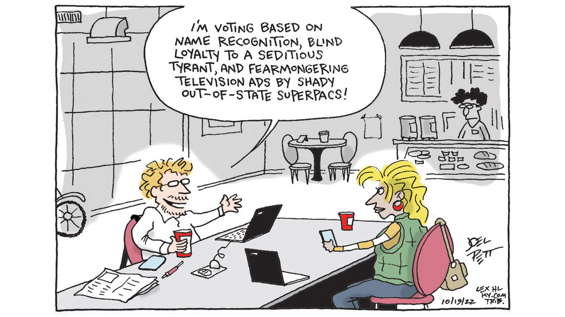 Joel Pett: Our new voting protocols