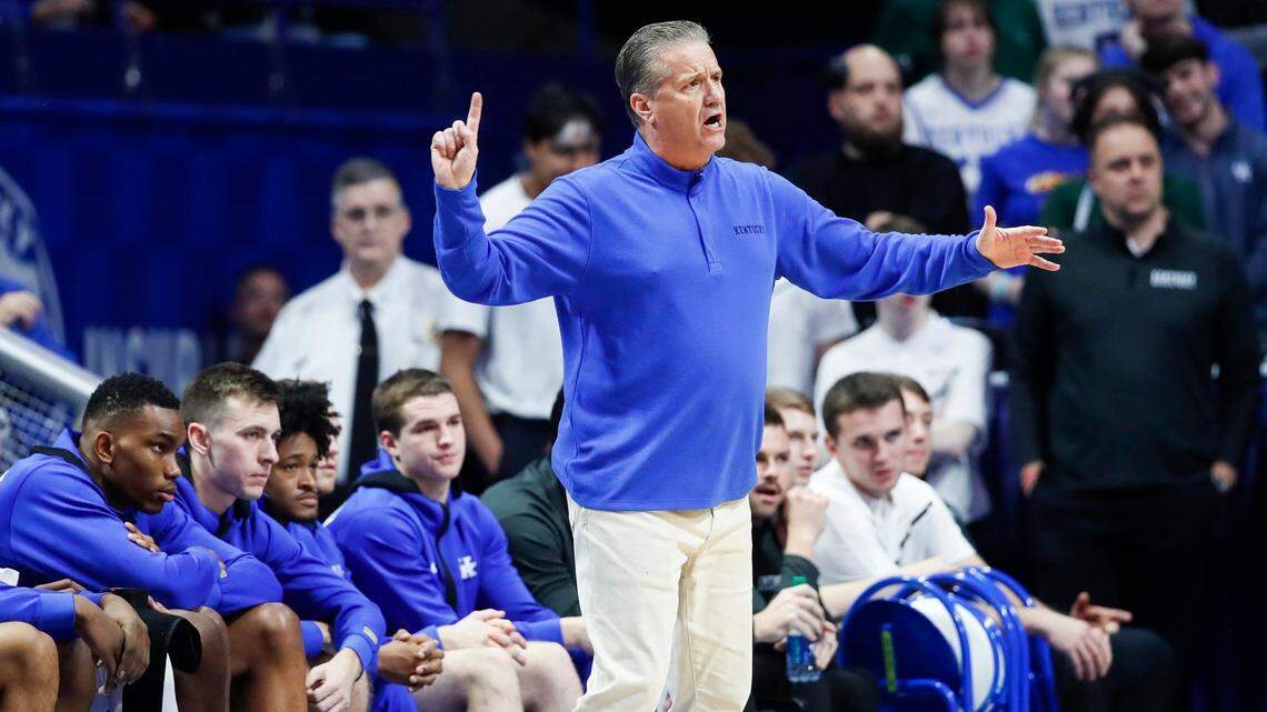 John Calipari discusses Kentucky’s slow start and eventual win against Bellarmine.