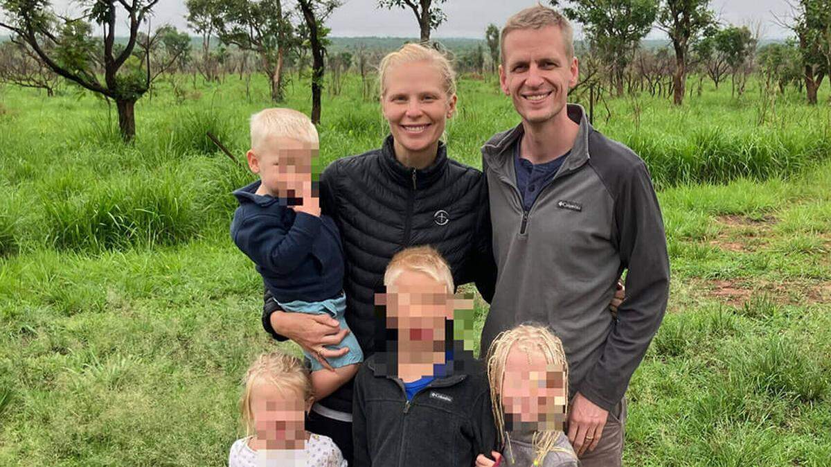 Peter Stafford and his family