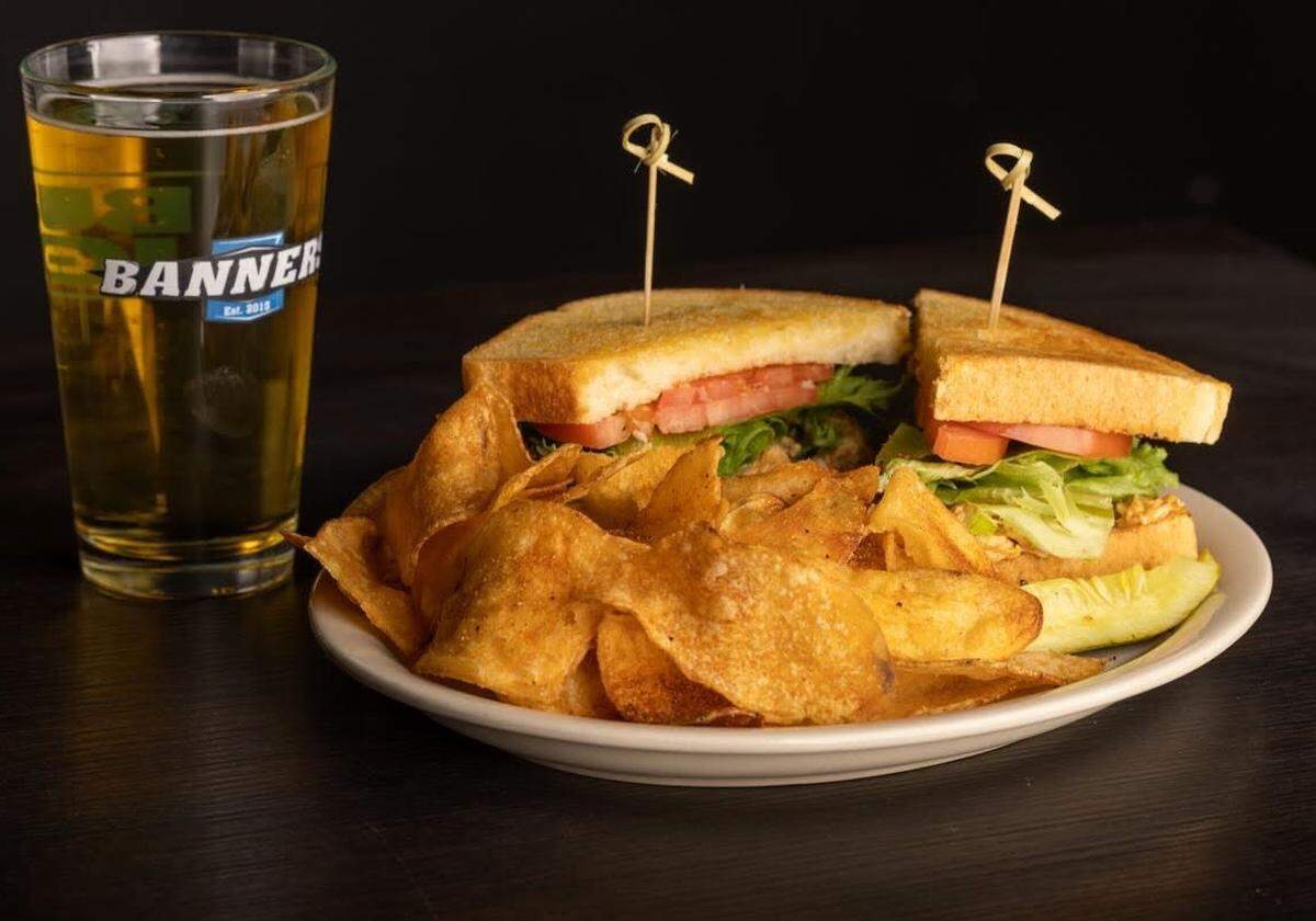 Banners’ House-made Cajun Chicken Salad Sandwich