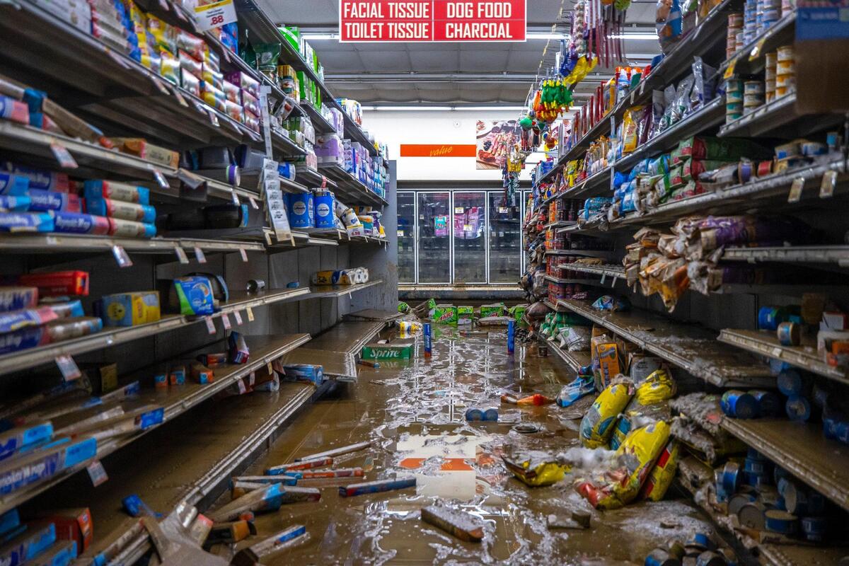 The Isom IGA was ravaged by historic floods in July 2022. The store’s inventory was spoiled by the flood waters.