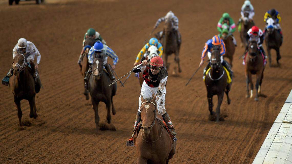 APTOPIX Breeders Cup Juvenile Horse Racing