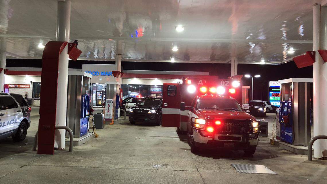 A man stole an ambulance with an EMT and firefighter still inside Friday in Houston, police say.