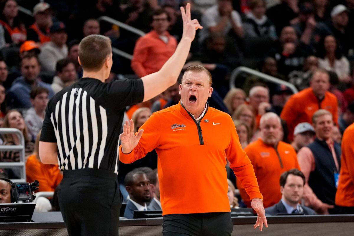 Coach Brad Underwood’s Fighting Illini (22-12) have won five of their last six games entering Sunday’s contest against Kentucky in Milwaukee.