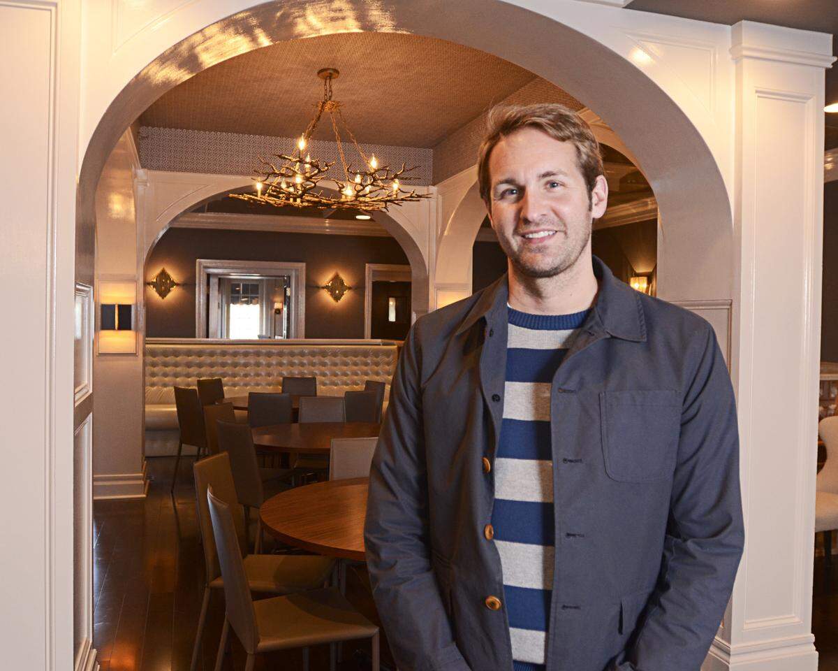 Owner and chef Mark Wombles in the dining room of Distilled at Gratz Park in 2014. The restaurant is leaving The Sire Hotel near Gratz Park for Jefferson Street, one of the city’s hot dining districts.