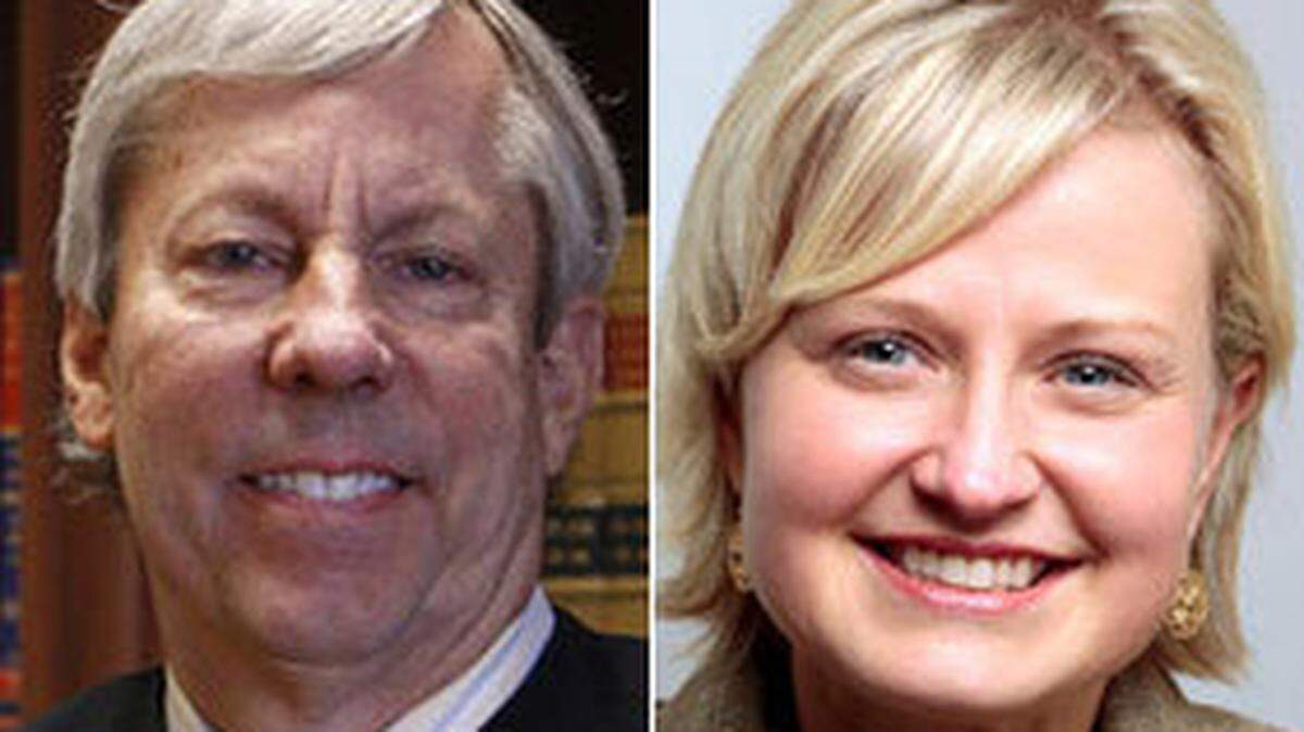 Judge John Schrader and family law attorney Traci Boyd