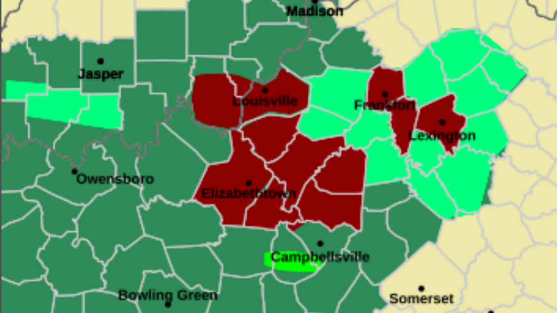 Here are the Lexington roads currently flooded in Tuesday’s rain: Latest updates