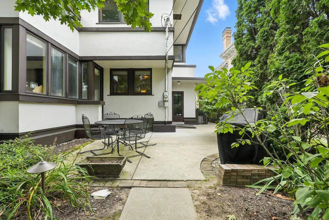 A view of the back patio at the Zeigler House at 509 Shelby St. in Frankfort.