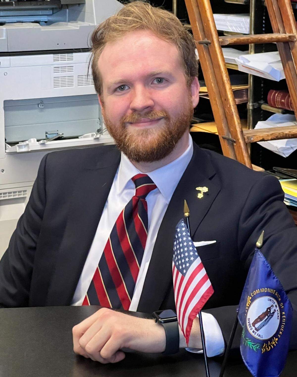 T.J. Roberts, a Republican, is a candidate for House District 66 in Northern Kentucky in November 2024.