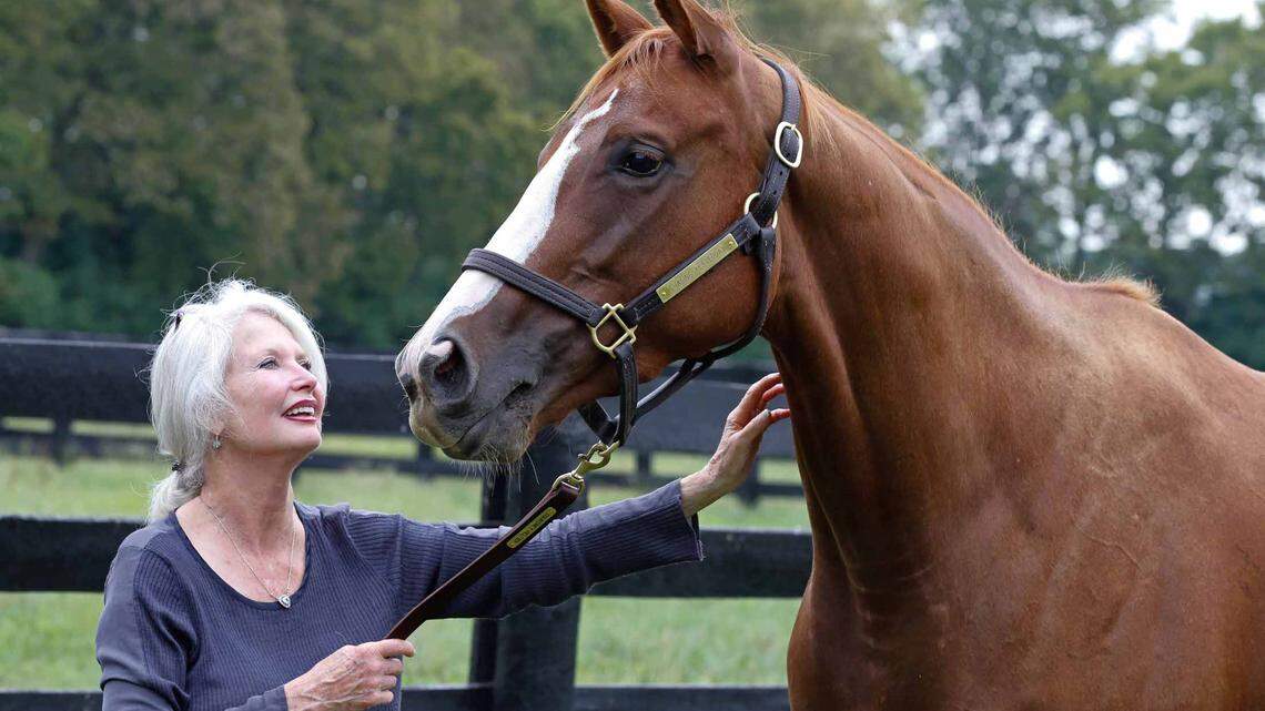 ‘It feels unreal.’ Flightline a dream come true for Jane Lyon and Summer Wind Farm.