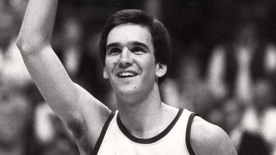 Kyle Macy, who played three seasons at Kentucky, 1977-80, set UK's single-season free-throw percentage record of 0.912 percent in his last year.  