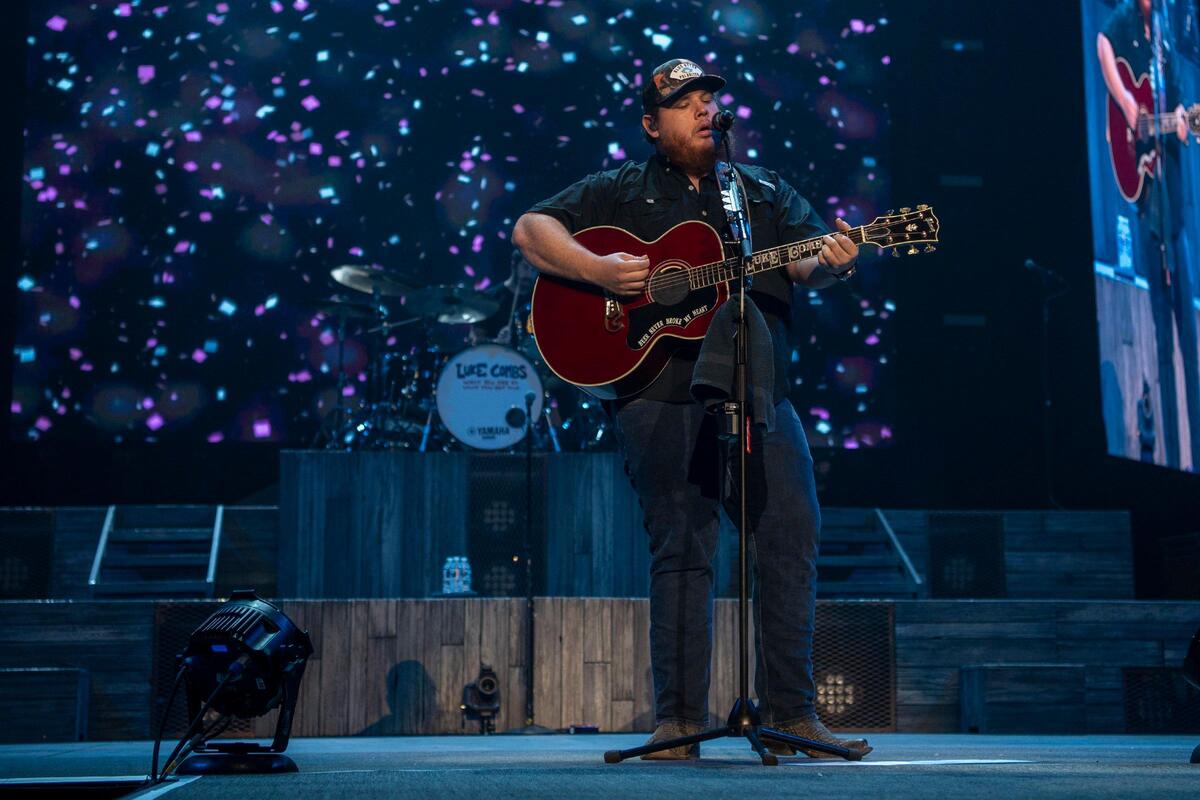 Luke Combs performed before a sold-out crowd of 16,000 at Rupp Arena Friday night. The show broke the record for the fastest sellout in the arena’s history.