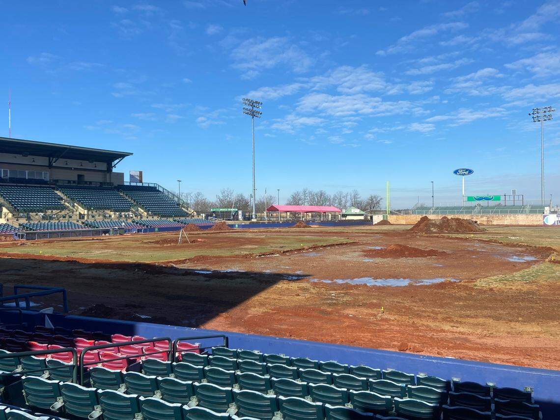 Stadium renovations are underway at Wild Health Field in Lexington. The stadium will host both the Legends and Genomes of the Atlantic League of Professional Baseball this season, as well as the Ohio Valley Conference college baseball tournament in May.