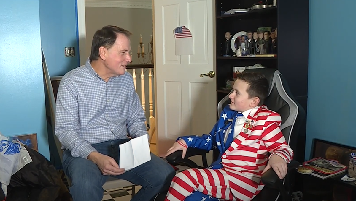 FOX 56 anchor and Managing Editor Marvin Bartlett interviewed 11-year-old Reed Elliotte, a presidential trivia expert from Corbin. Reed is featured in Bartlett’s new book, “Spirit of the Bluegrass: Strange, Surprising, and Sentimental Stories from Kentucky.”