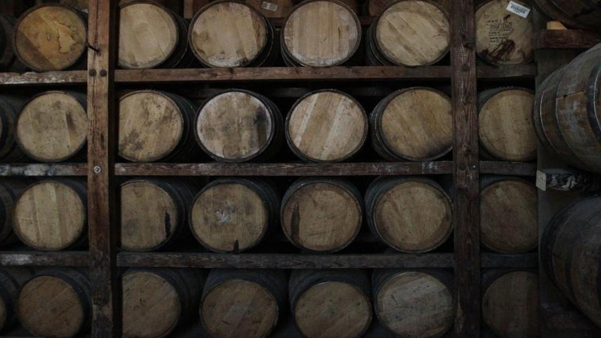 Barrels of Whiskey stay in the warehouses anywhere from three years to 25 years before they are taken out at Buffalo Trace distillery in Frankfort.