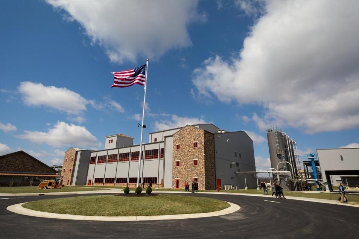 Diageo opened a Bulleit distillery in Shelbyville in 2017.