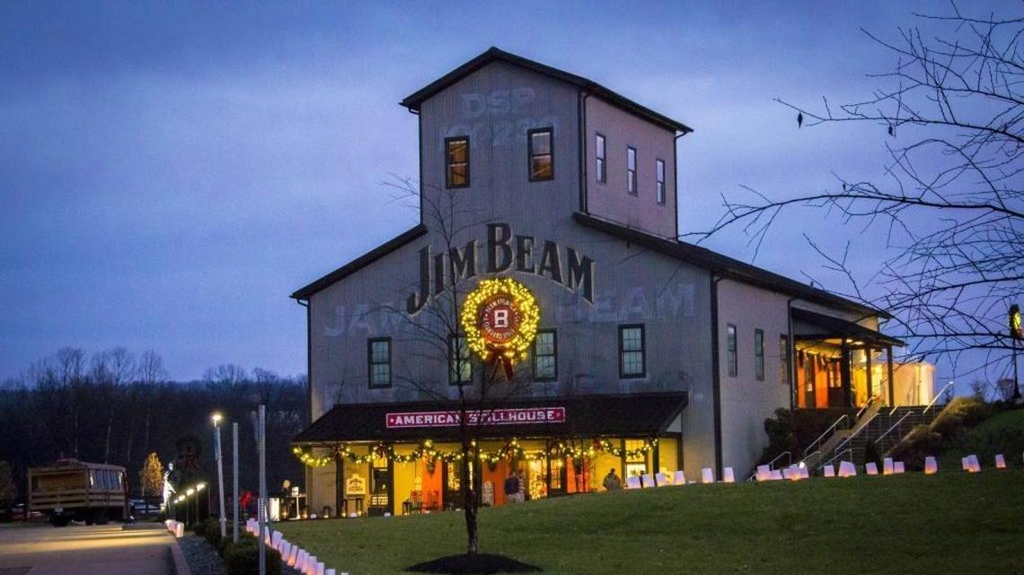 The Jim Beam distillery is outside Bardstown.