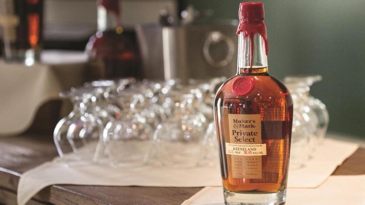 Keeneland selected a special flavor profile for its own Maker’s Mark Private Select, available in bars at the track neat, on the rocks or in a blood orange Old Fashioned.