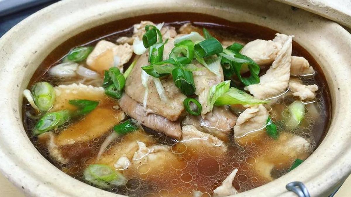 Noodle bowl soups are available with chicken, tofu and veggies; beef and stew beef; shrimp and fish ball; duck; or seafood with a choice of noodles at the Thai Street Food Kitchen on Clays Mill Road.