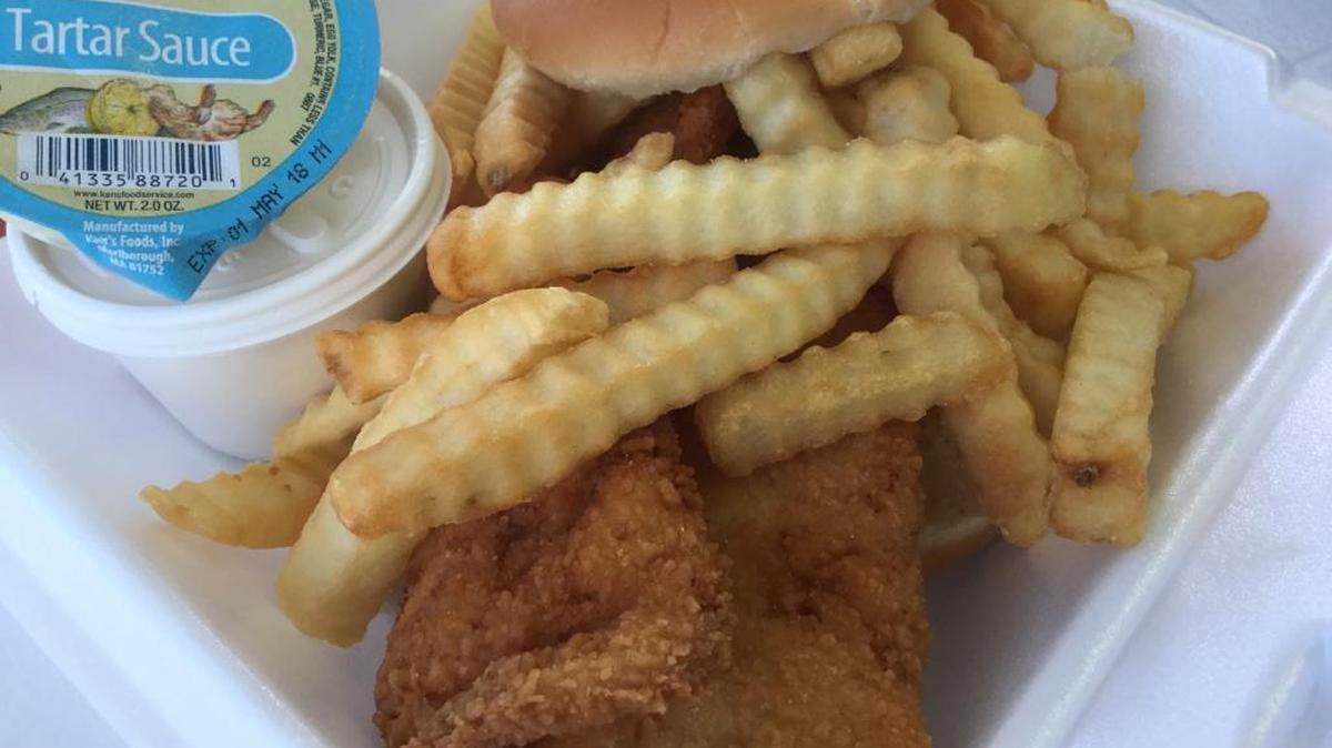 Is this the best fish sandwich in town? The special at Charlie’s Seafood might be. And only $9.75.