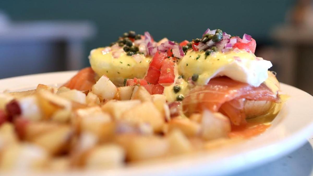 Eggs Bennie is Wild Eggs’ version of eggs Benedict.