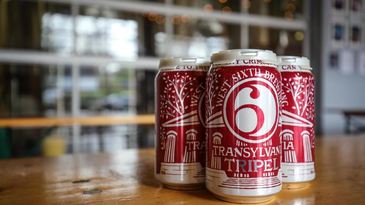 West Sixth Brewery’s “Transylvania Tripel” celebrates the brewery’s relationship with the nearby college.