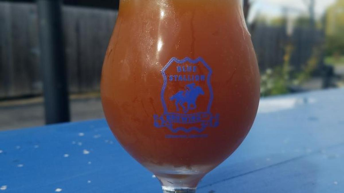 Blue Stallion Brewing is releasing its War Admiral Weisenbock with a Friday the 13th party featuring pumpkin painting and an open mic night.