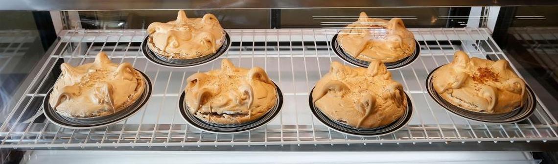 Missy’s Pies and their signature meringue, which is made from egg whites. The pie shop did a deep cleaning after the health department tied a salmonella outbreak to eggs that the shop uses.
