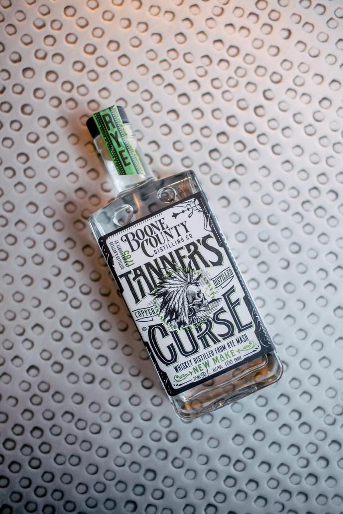 Tanner’s Curse Rye, a white or unaged whiskey, is being released by Boone County Distilling. It’s available at the distillery’s gift shop.