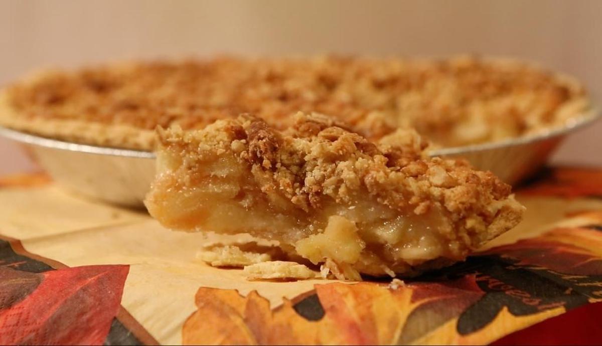 Kroger’s caramel apple streusel ($9.99 for almost four pounds of pie!) will be the surprise hit of your office Thanksgiving. Really.