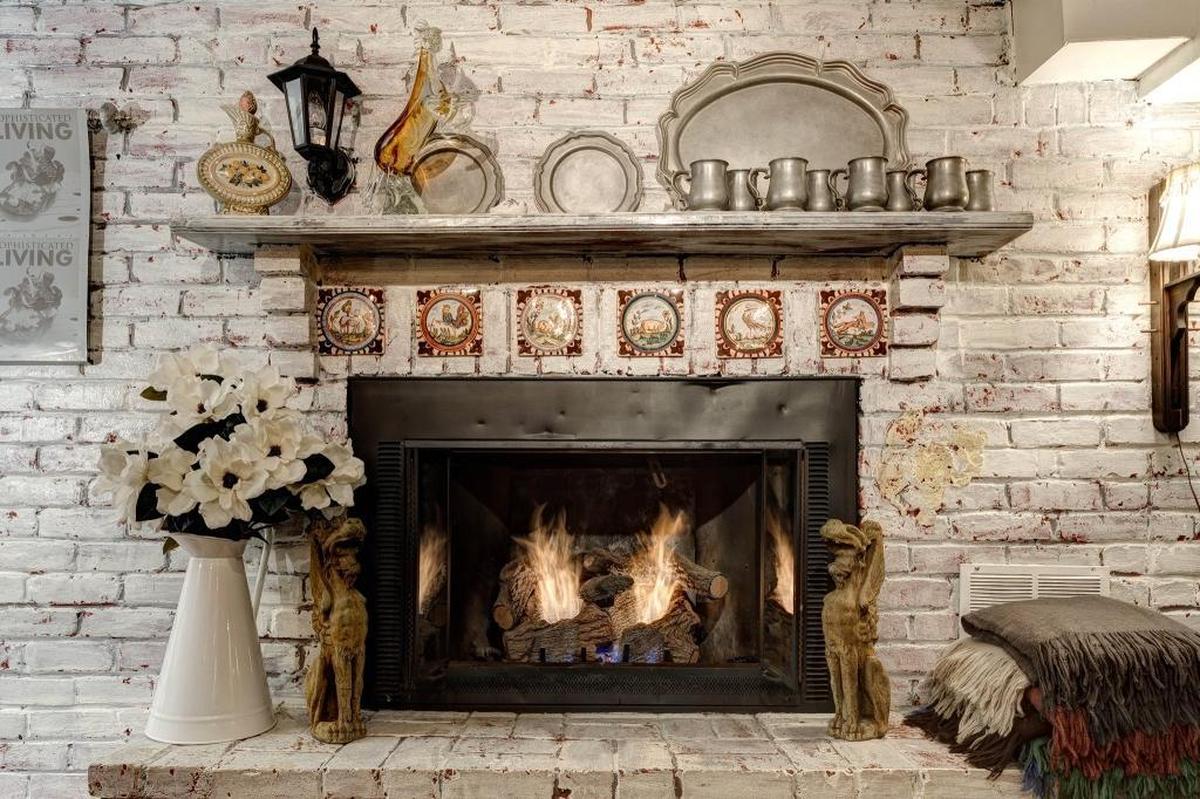 Coles 735 Main has a fireplace front and center, heating up the intimate dining room. Coles is open for dinner Monday through Saturday.
