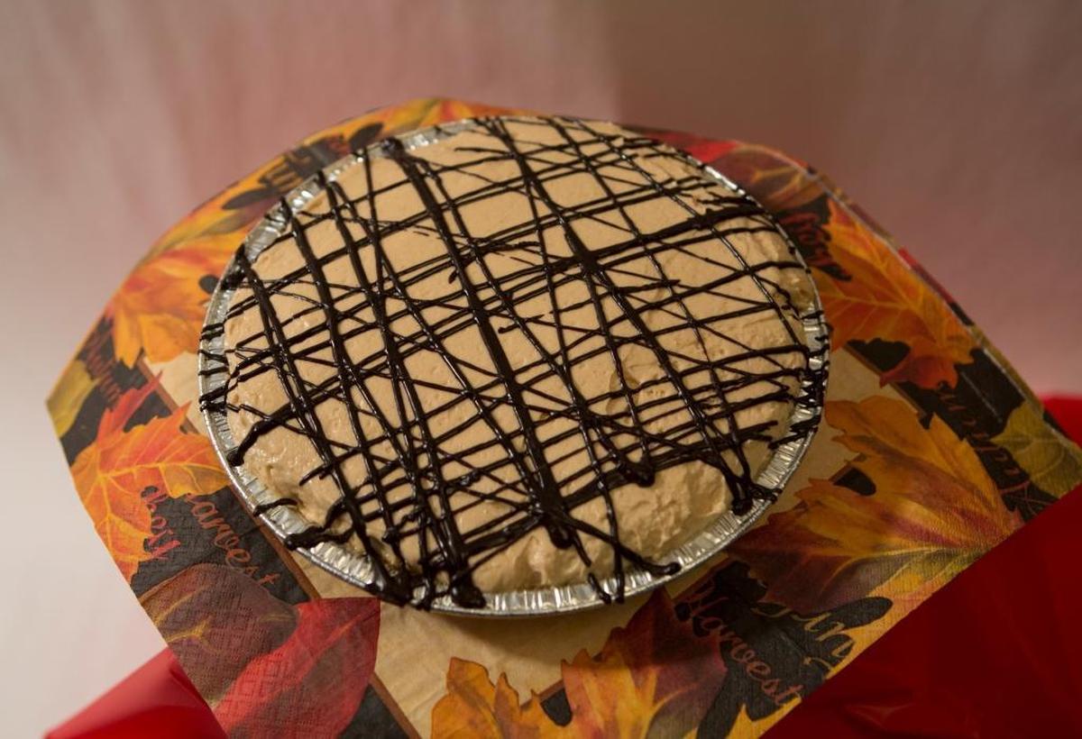 The peanut butter mousse pie from Midway Bakery will have your friends fighting over who gets to lick the pan. And did we mention the crushed chocolate cookie crust?