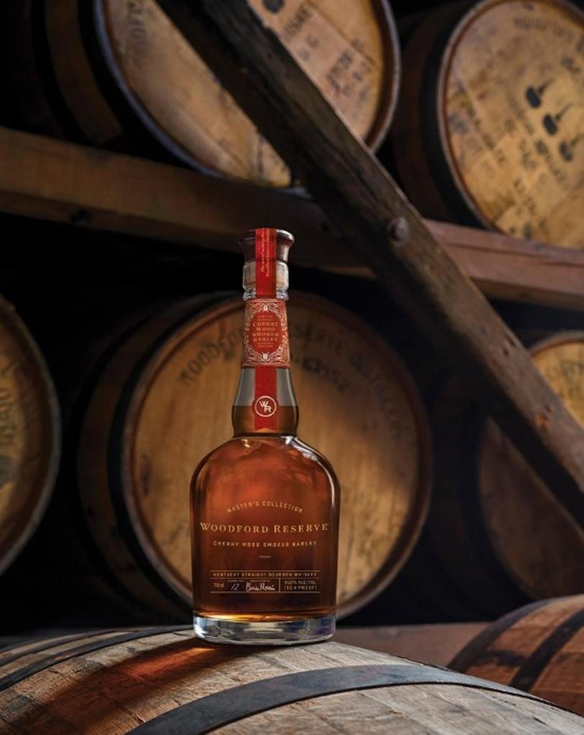Woodford Reserve’s 2017 Master Collection special release is a bourbon made with malted barley smoked with cherry wood. It’s about $100 a bottle in select markets in November.