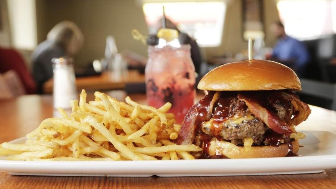 Coming soon to Lexington: The bourbon bacon jam burger with fries and a blackberry bourbon lemonade, popular options at Napa Prime in Versailles.