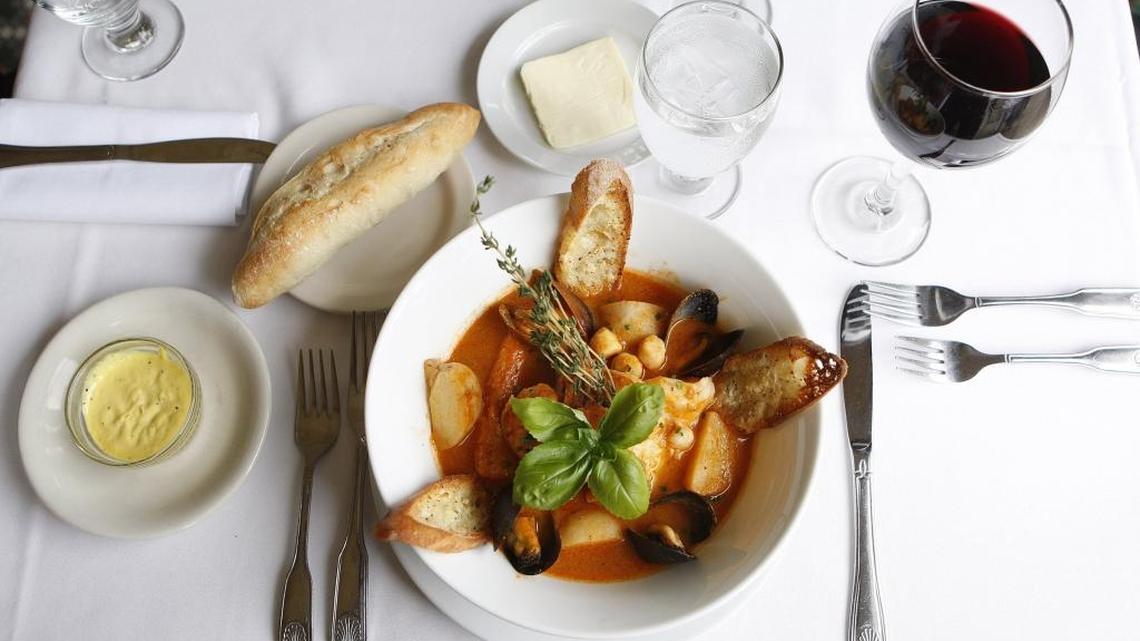 Bouillabaisse Marseillaise at Le Deauville French Bistro, 199 North Limestone in Lexington.